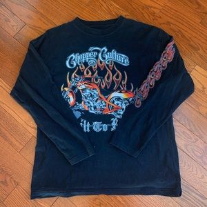 Black choppers long sleeve